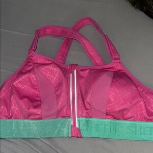 SHEFIT Pink and Green Swimwear with Ruffle Detail